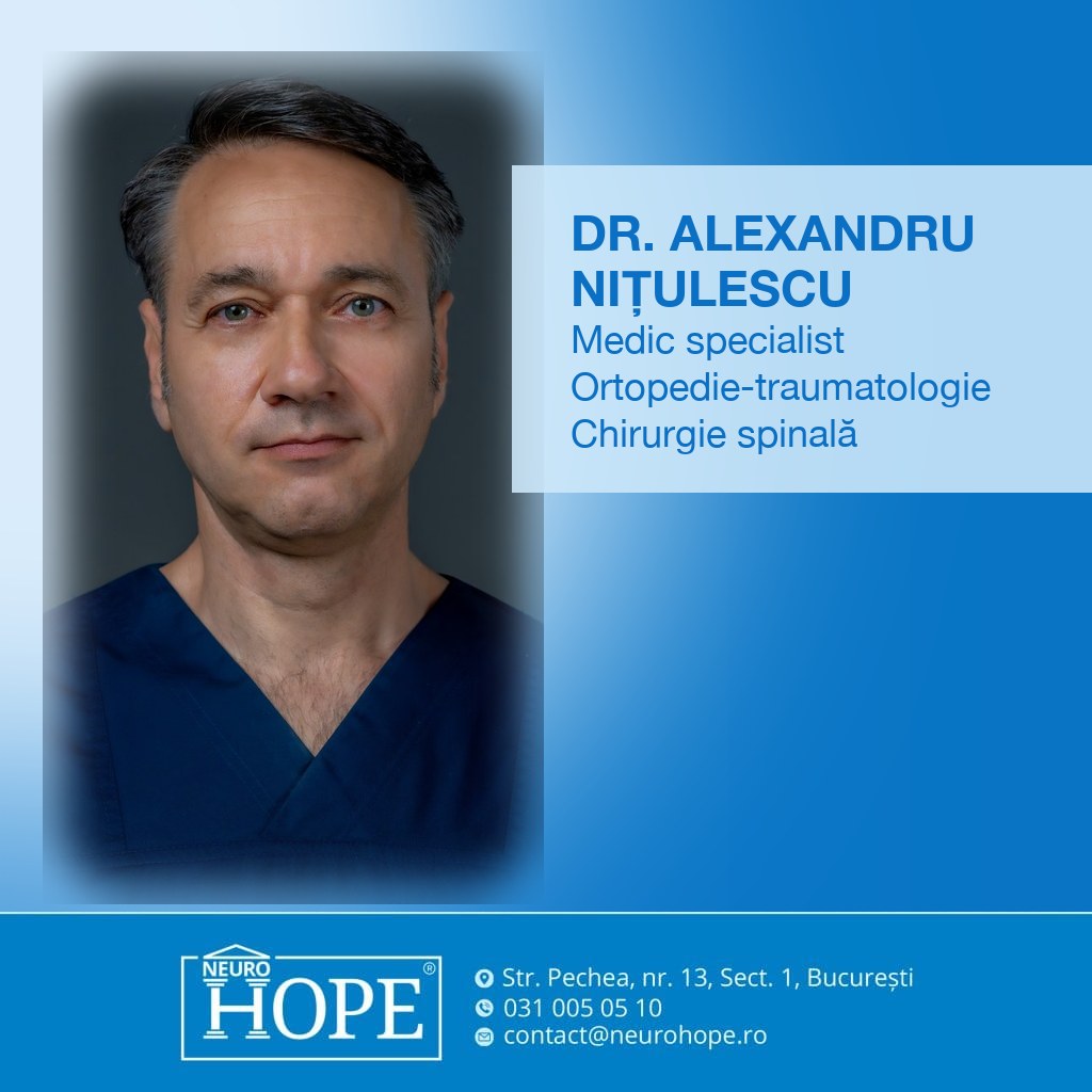 Dr. Alexandru Nițulescu, ortoped, chirurgie spinală