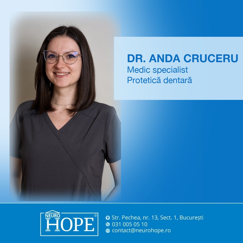 Dr. Anda Cruceru, Protetică dentară