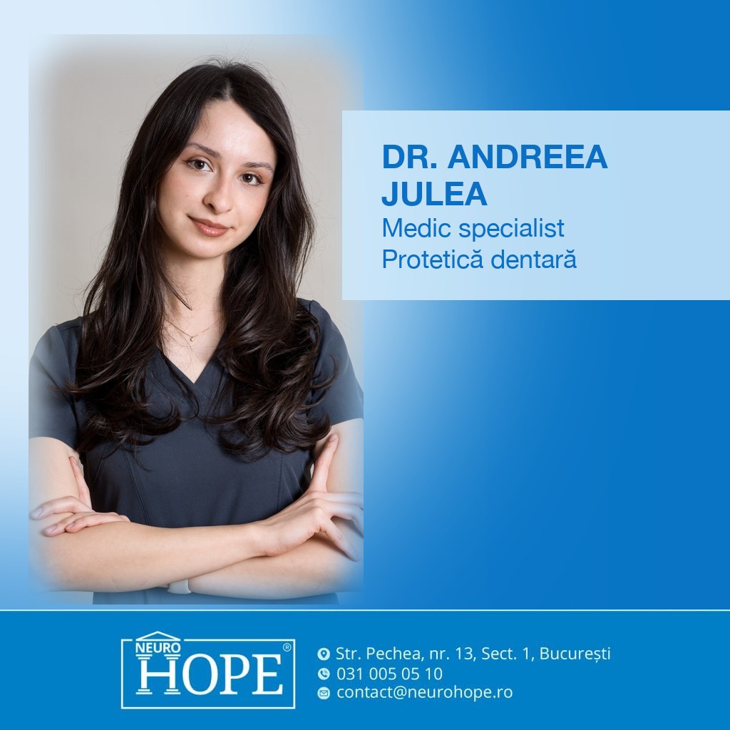 Dr. Andreea Julea, Protetică dentară